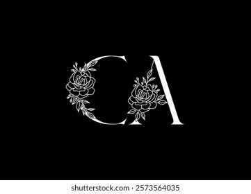 CA logo desing and monogram logo
