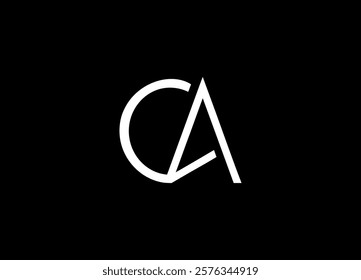 CA logo desing and monogram logo

