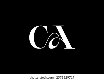 CA logo desing and monogram logo
