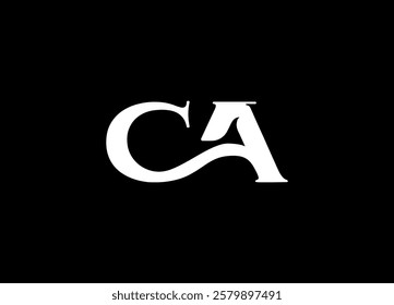 CA logo desing and monogram logo
