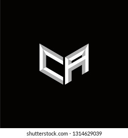 CA Logo Letter initial Designs Templete
