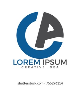 CA Modern Letter Logo Design.