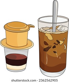 Ca phe sua da Vietnam, Iced milk coffee, Vietnamese cuisine