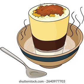 Ca phe trung, egg coffee, Vietnam coffee style, Vietnamese cuisine