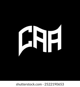 Diseño del logotipo de CAA, logotipo simple y moderno de CAA. Diseño de alfabeto de lujo CAA  