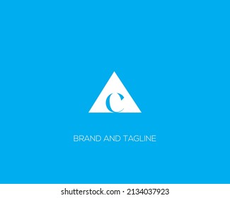 CA,AC ,C ,A Abstract letters Logo Monogram