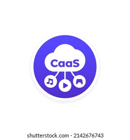 CaaS icon for web, content as a service