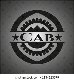 Cab dark emblem. Retro