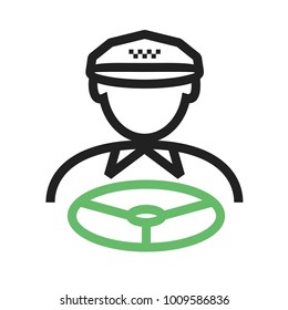 Cab driver icon