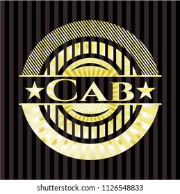 Cab gold shiny emblem