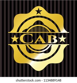 Cab golden emblem