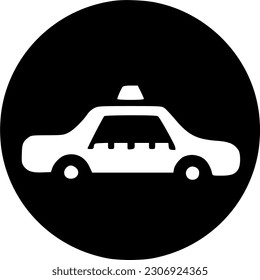 cab icon icon, sign, symbol, vector, art