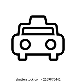 Icono de cangrejo. Taxi para transporte. Vector.