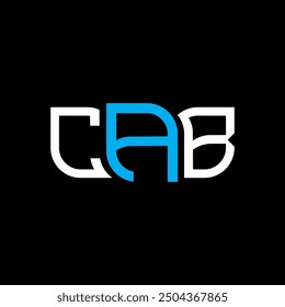 Diseño del logotipo de CAB, logotipo simple y moderno de CAB. Diseño de alfabeto lujoso de CAB  