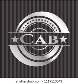 Cab silver emblem or badge