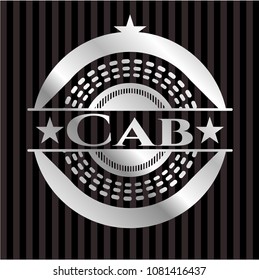 Cab silvery emblem