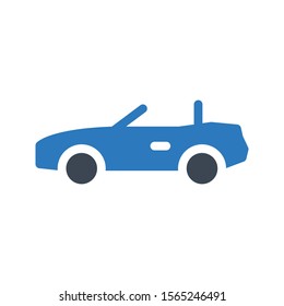 cab vector glyph colour icon