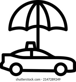 ilustración del vector de cabina en un fondo transparente. Símbolos de calidad premium. Icono vectorial de trazo para el concepto y diseño gráfico.