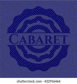 Cabaret denim background