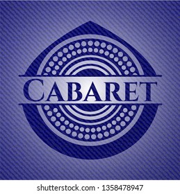 Cabaret with jean texture