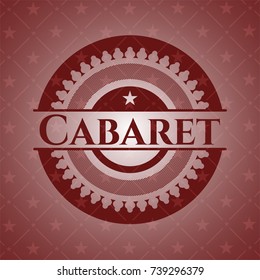 Cabaret realistic red emblem