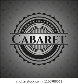 Cabaret retro style black emblem