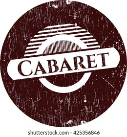 Cabaret rubber stamp