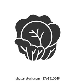 Cabbage Icon Simple Element Illustration Fruits Stock Vector (Royalty ...