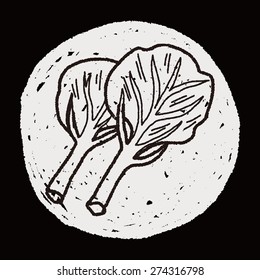 Cabbage doodle