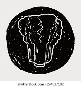 Cabbage doodle