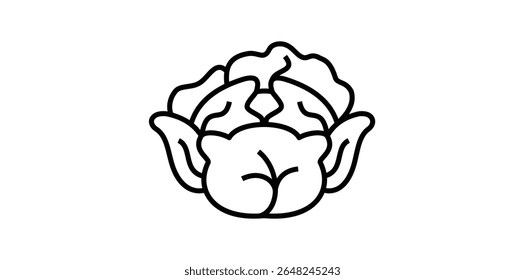 cabbage icon design for your project