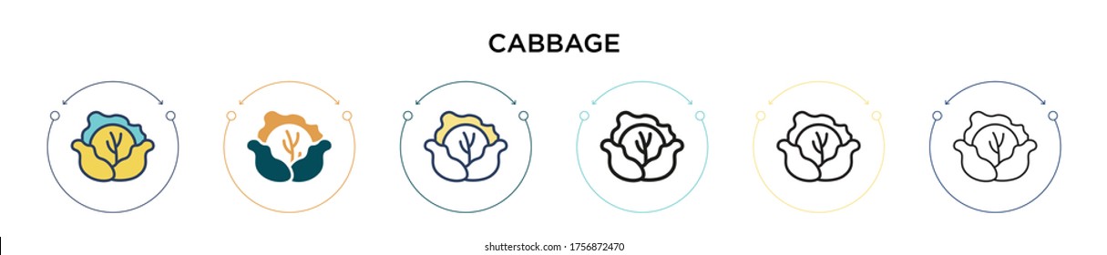 Icono de Basura en el estilo relleno, delgado, contorno y trazo. Ilustración vectorial de dos diseños de vectores de col de color y negro se pueden utilizar para móviles, ui, web