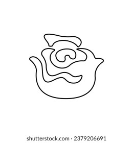 cabbage icon on a white background, vector illustration