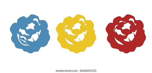ícone de repolho no fundo branco, ilustração de vetor