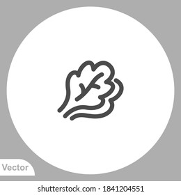 Cabbage icon sign vector,Symbol, logo illustration for web and mobile