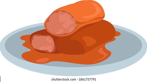 Cabbage Rolls Stock Vectors, Images & Vector Art | Shutterstock