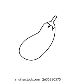 cabbage, tomato, eggplant, sweet potato, corn, paprika icon. simple and interesting image. cute shape of vegetables