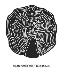 Cabbage vector icon.Black,simple vector icon isolated on white background cabbage.