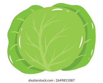 Clip-art de Desenho Animado de Repolho Vegetal