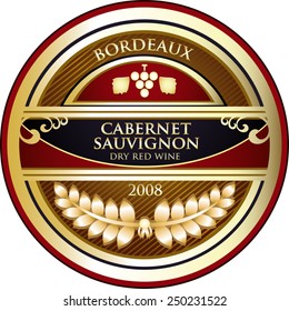 Cabernet Sauvignon Label
