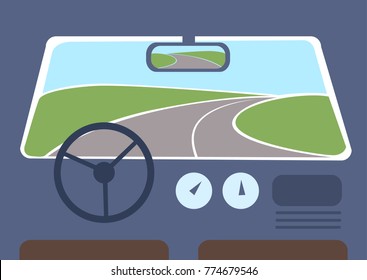 cabin car road