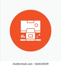 Cabin, Center, Control, Panel, Room. Vector Icon Template background