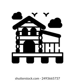 Kabinensymbol, Vektorillustration