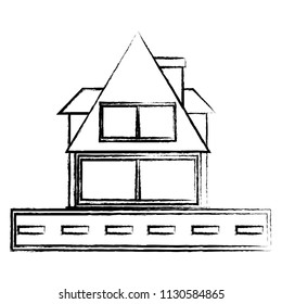 cabin house icon