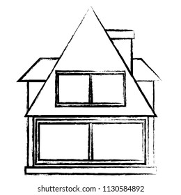 cabin house icon