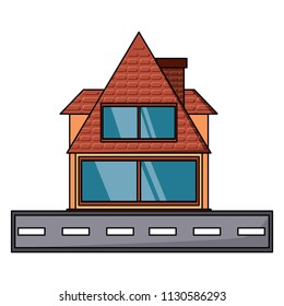 cabin house icon