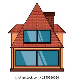 cabin house icon