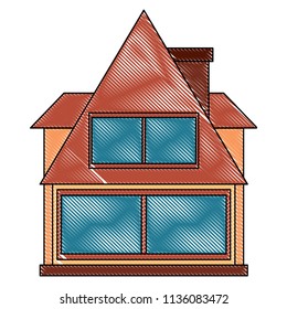 cabin house icon