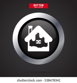 Cabin icon design