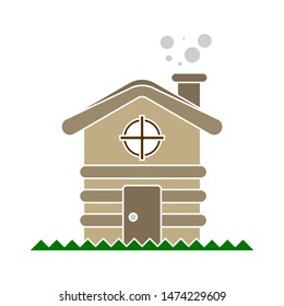 cabin icon. flat illustration of cabin vector icon. cabin sign  symbol